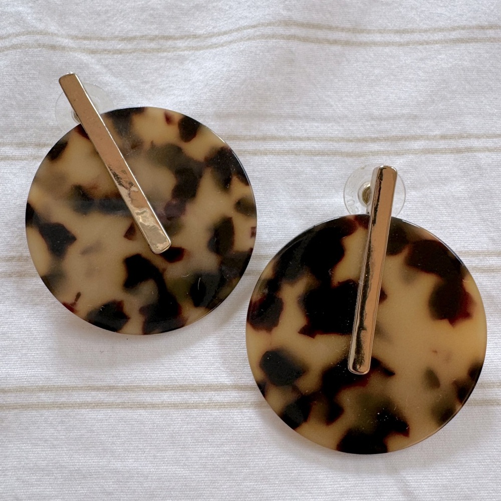 Turtle shell earrings